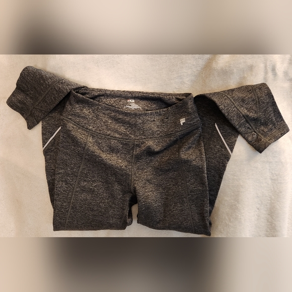 Ladies Grey Fila Sport Sm exercise pant - Picture 2 of 5